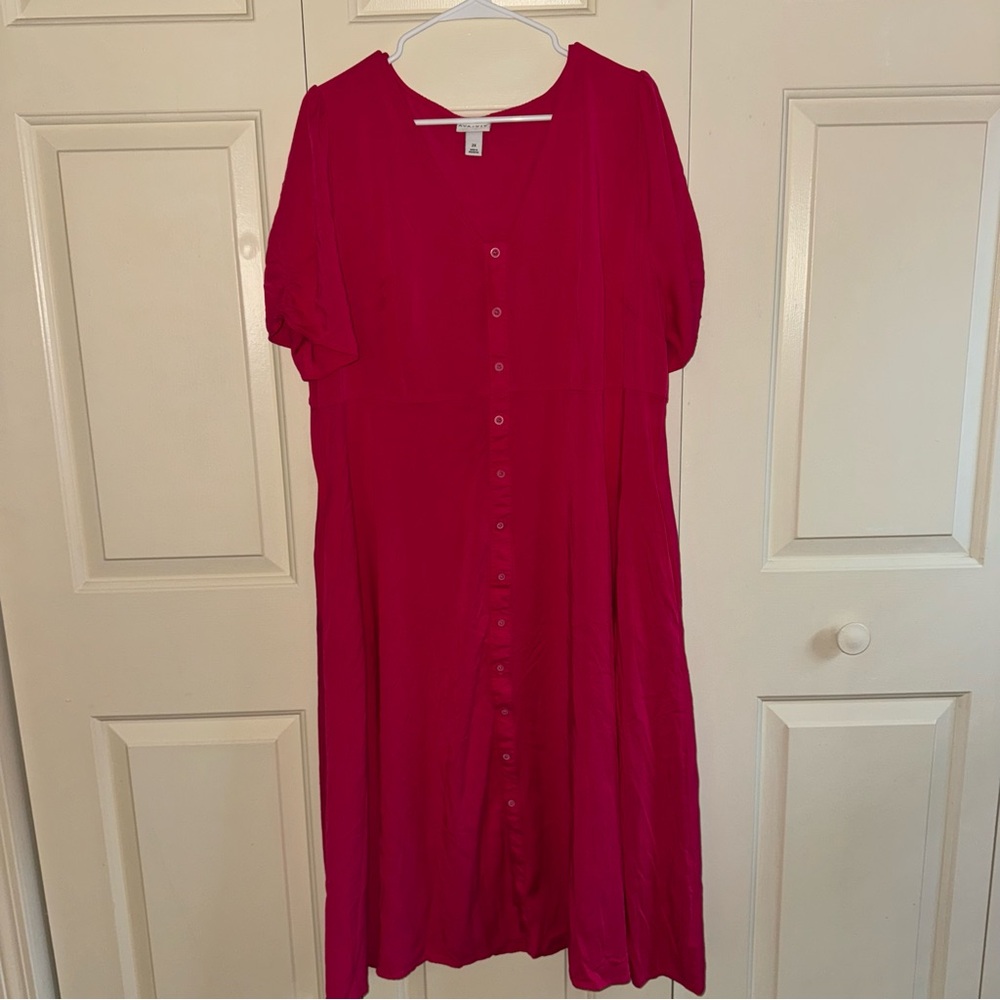 Women’s Front Button Shirt Dress